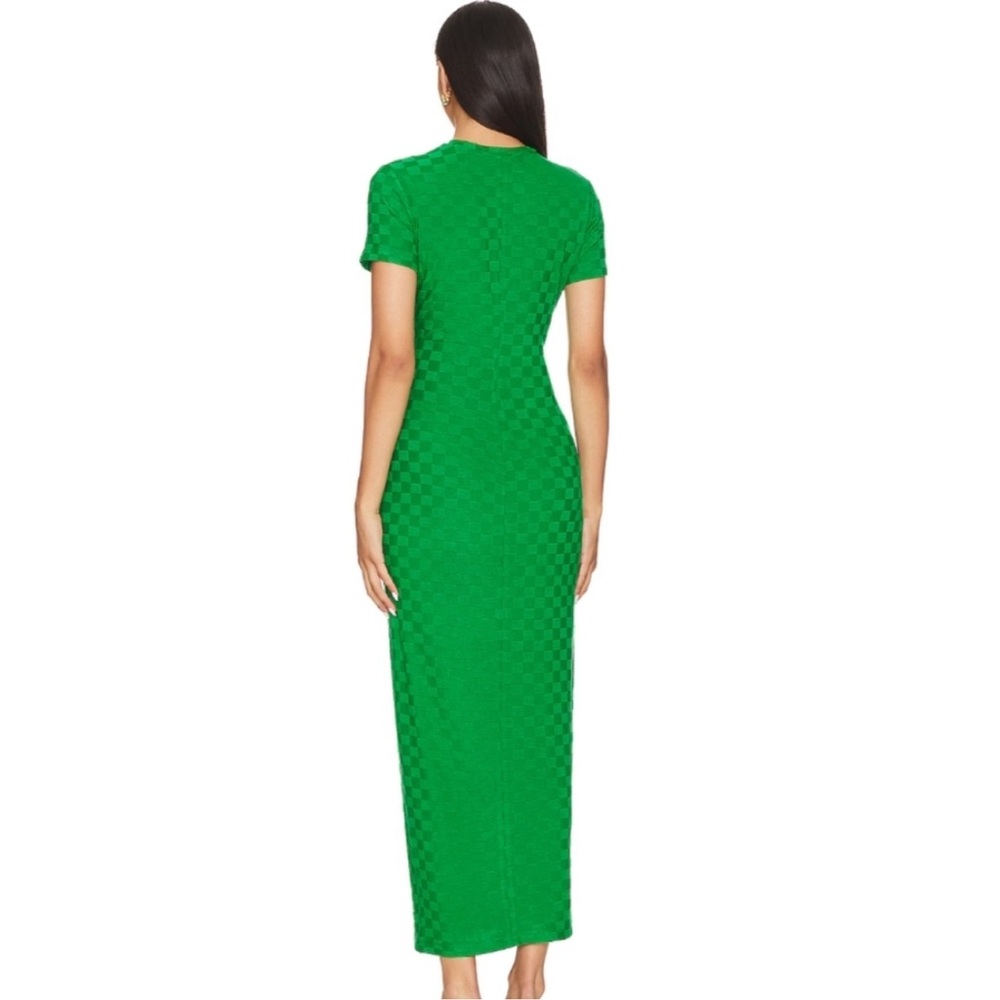 AMANDA UPRICHARD LONG GREEN DRESS ! - Picture 2 of 6